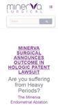 Mobile Screenshot of minervasurgical.com