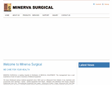 Tablet Screenshot of minervasurgical.com.pk